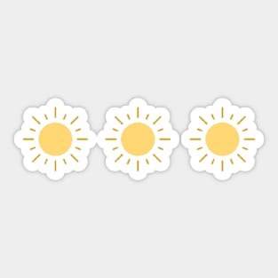 yellow suns STICKER PACK Sticker